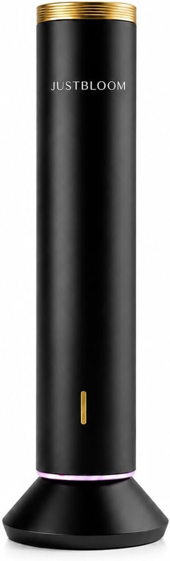 Hotel Essential Oil Diffuser: 4000 Sq Ft Coverage, 360° Mist Nozzle, Surround Ambient Light, Smart Tip-Over Protection, Long-Lasting Aroma, App & Remote Control for Large Rooms, Home & Office