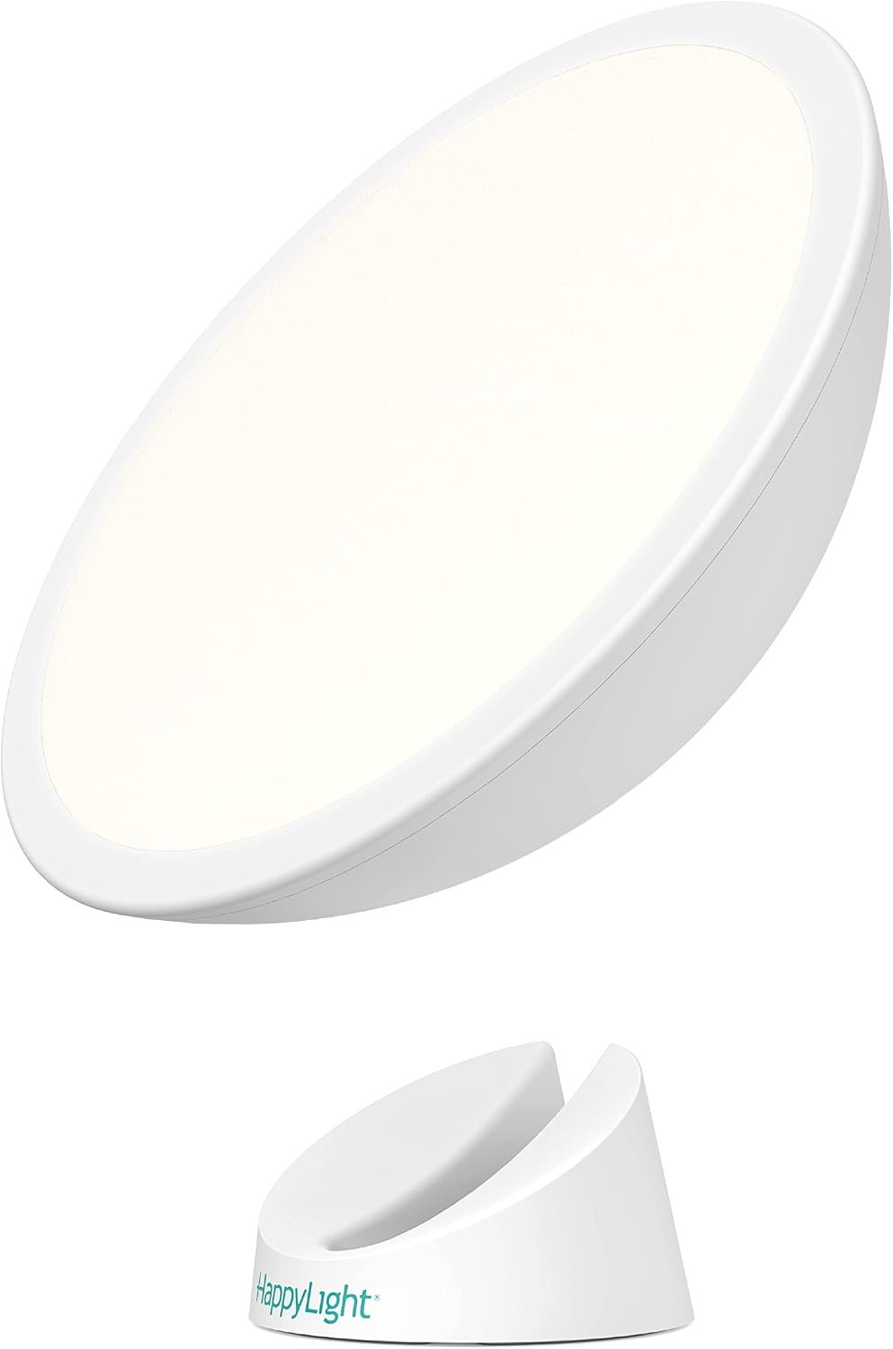 Verilux HappyLight Halo – Cordless LED Light Therapy Lamp with a 360° Magnetic Base & Rechargeable Battery for Portable, UV-Free, Full Spectrum 10,000 LUX Light with Adjustable Brightness and Color