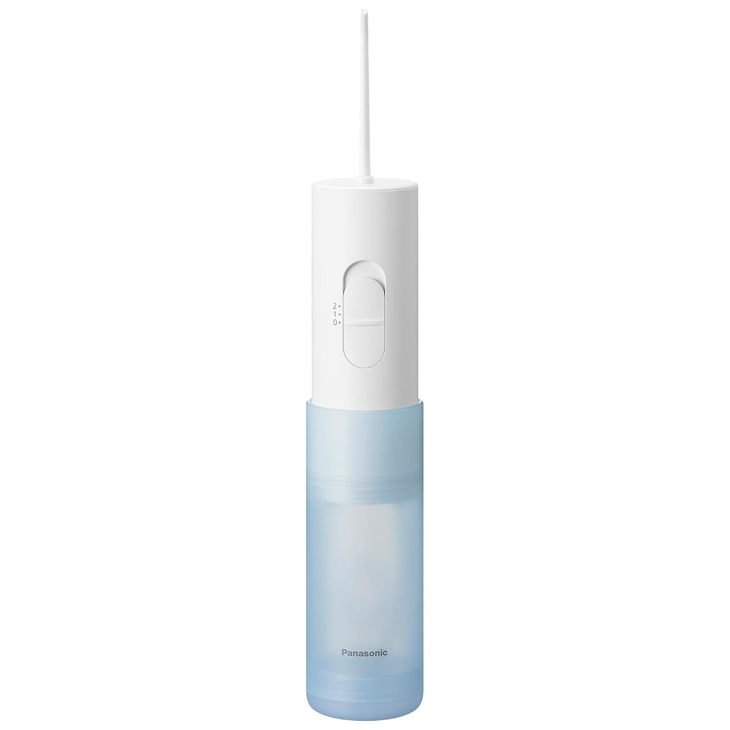 Panasonic Water Flosser for Travel, Cordless Portable Oral Irrigator with Two Water Pressure Settings, Collapsible Water Tank – EW-DJ11​-A