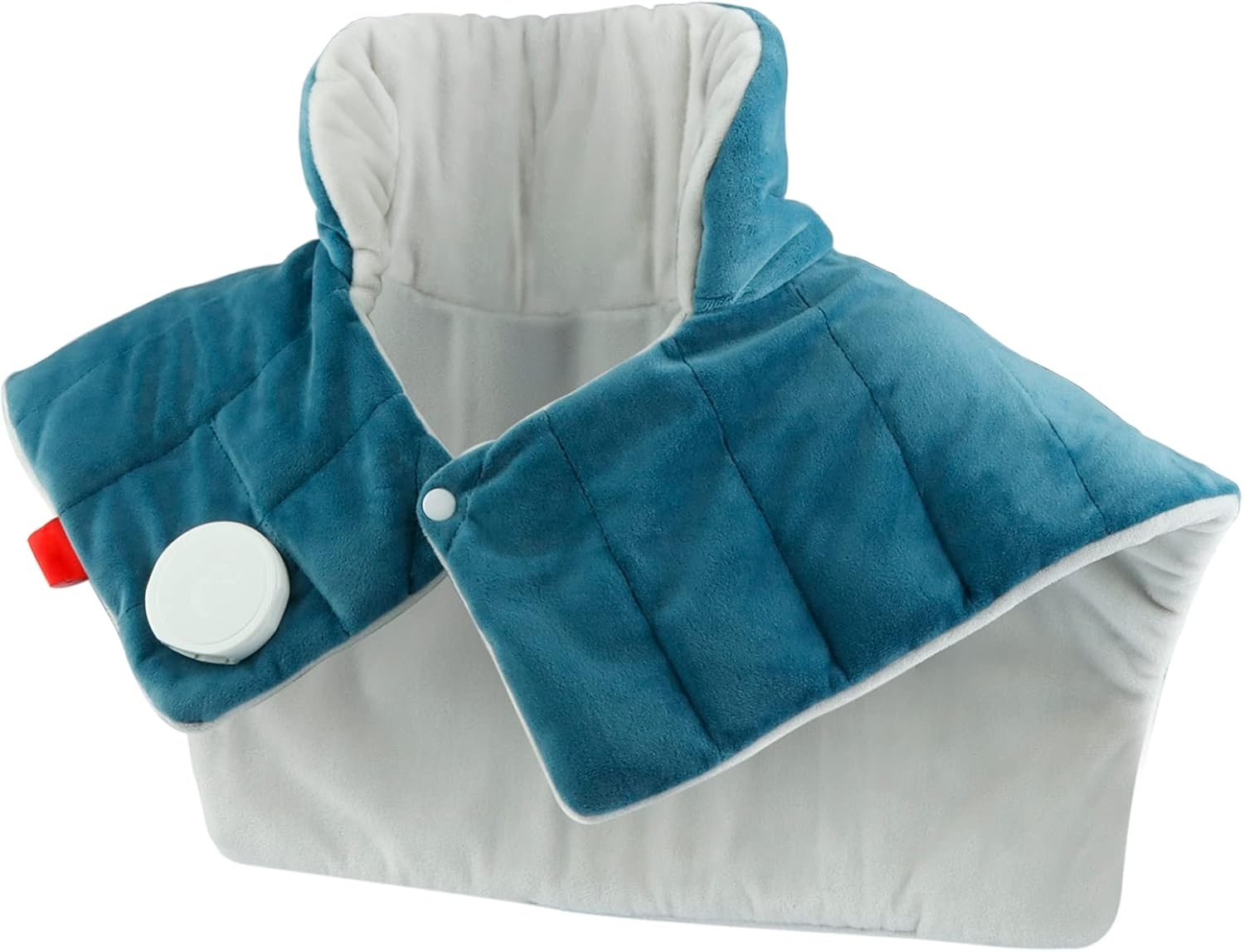 Comfytemp Heating Pad for Neck and Shoulders and Back, 2.6lb Weighted Electric Heating Pads FSA Eligible, Birthday Gifts for Women Men Mom Dad, HSA Large Heated Wraps – 9 Heat Settings & 11 Timers