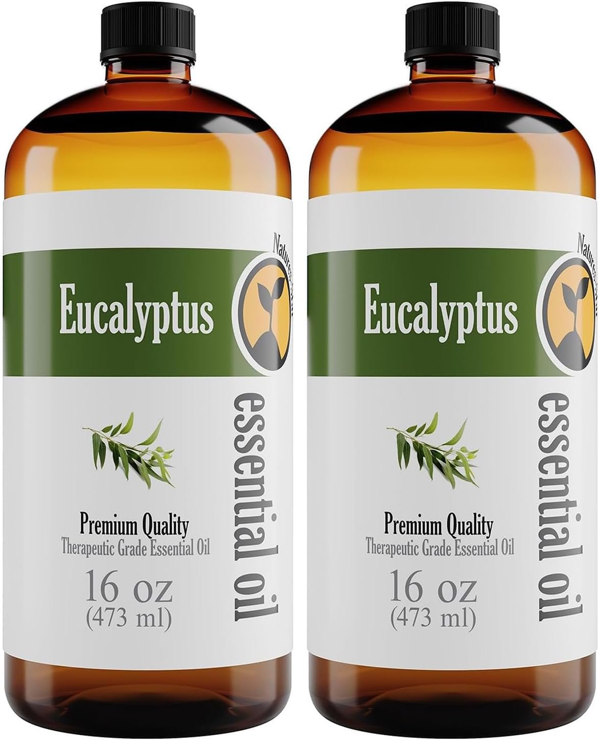 Natures-Star 16 oz – Eucalyptus Essential Oil – 16 Fl Oz (Pack of 2)
