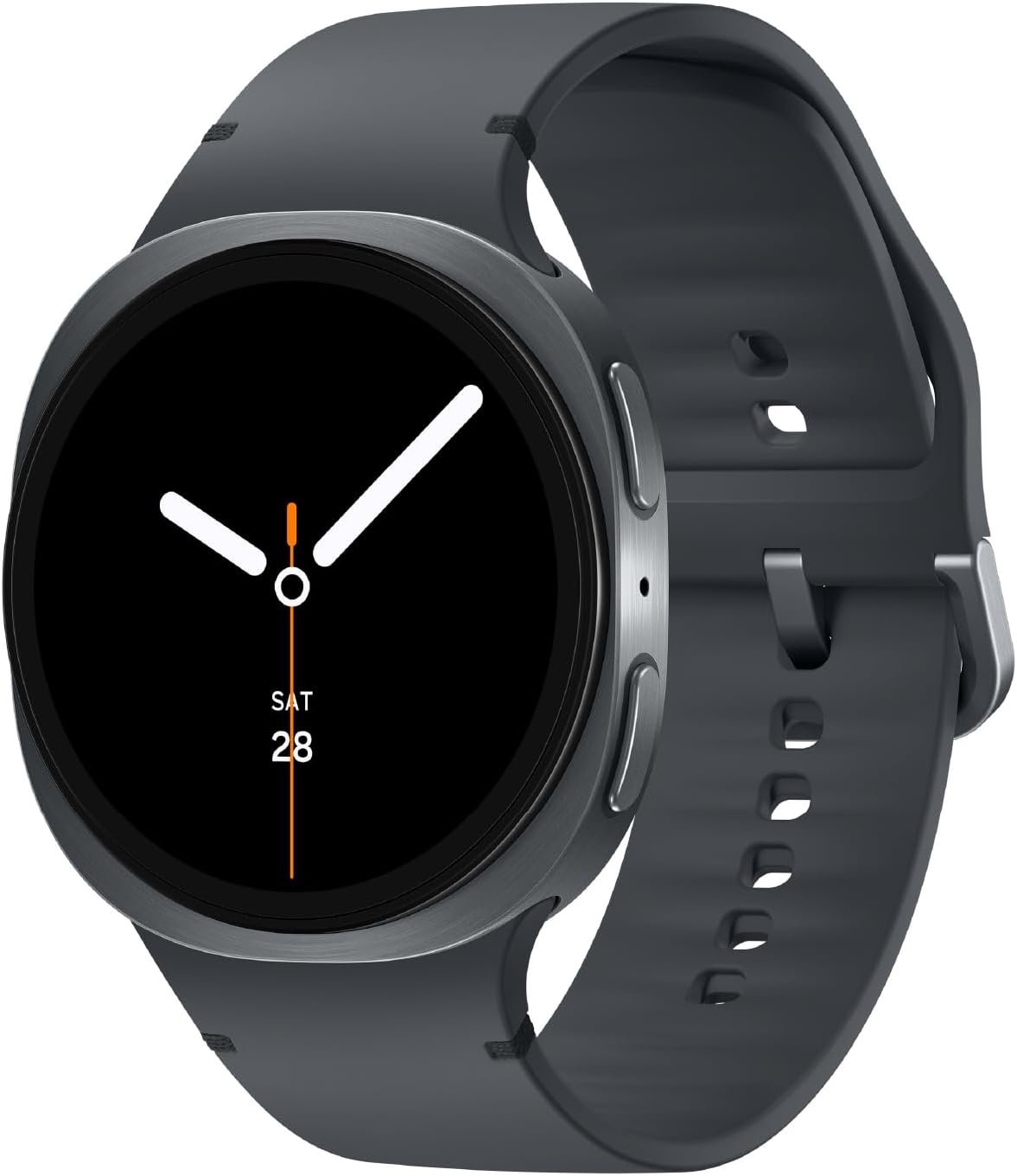 Samsung Galaxy Watch 8 (2025), Graphite, 44mm, Bluetooth Smartwatch | Cushion Design, Fitness Tracker, Sleep and Running Coach, Energy Score, Heart Rate Tracking [US Version, 2 Yr Warranty]