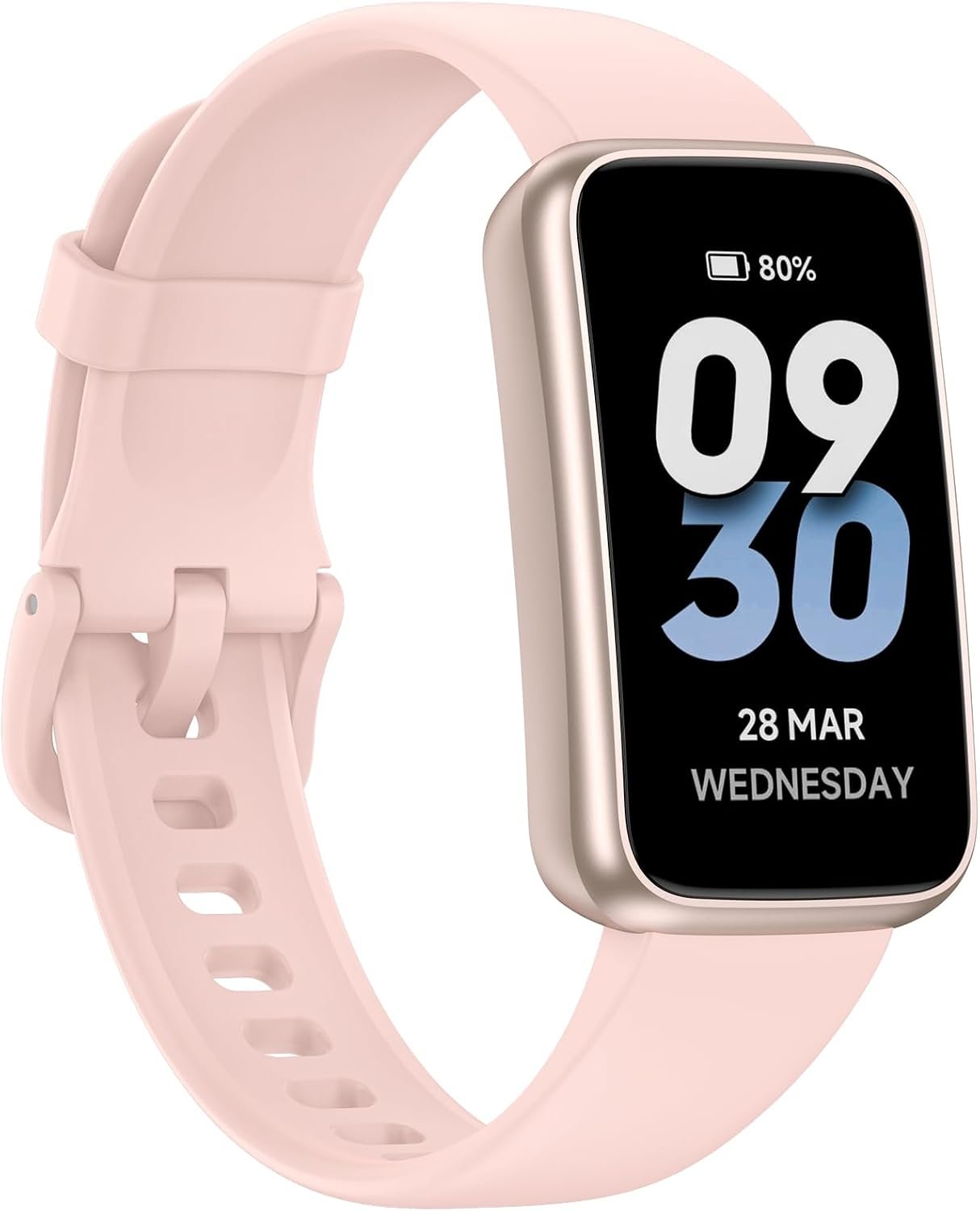 Slim Design Fitness Tracker, No App No Phone Required, Long Battery Life | Pedometer Watch, 30 Meters Waterproof Smart Watch, Heart Rate Blood Oxygen Sleep Monitor, Step Counter for Men Women