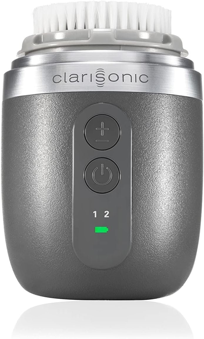 Clarisonic Alpha FIT Men’s Sonic Facial Cleansing Face Brush, Grey