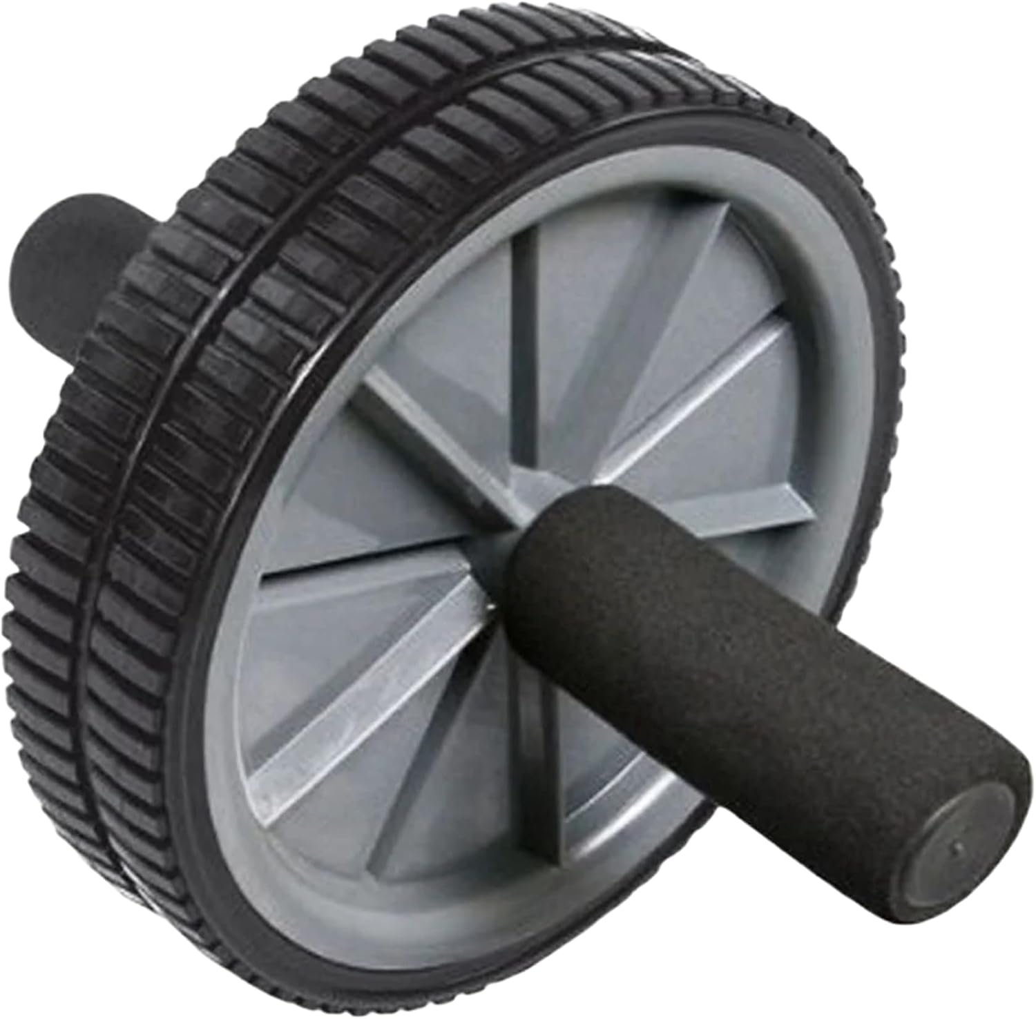 Daiwa Felicity Core Fitness Dual Ab Wheel – Dual-Wheel Ab Roller for Core Strength & Full-Body Workout – Strengthens Abs, Obliques, Back, Hips & Glutes – Portable Core Trainer for All Fitness Levels