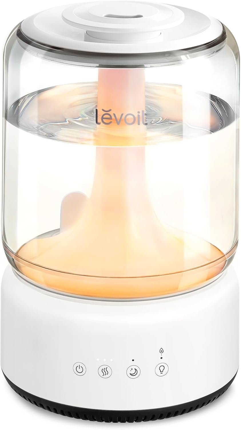 Levoit Humidifiers for Bedroom 4.2L Top Fill for Large Room, NeoClassic 450 | Dishwasher Safe, 42H Runtime, Easy to Clean, 21dB Quiet Cool Mist for Baby, Plants, Night Light, Essential Oil Diffuser