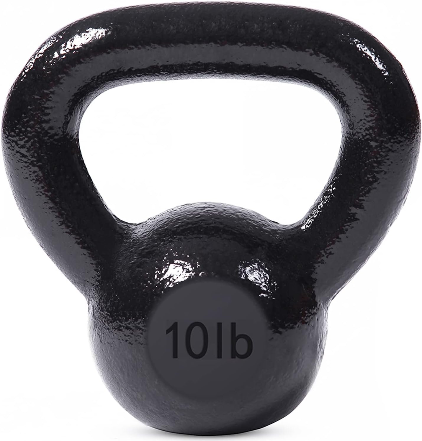 JFIT Cast Iron Kettlebell – Single Weight, Flat Bottom, Polished Handle | Men & Women | CrossFit, Cardio & Strength Training