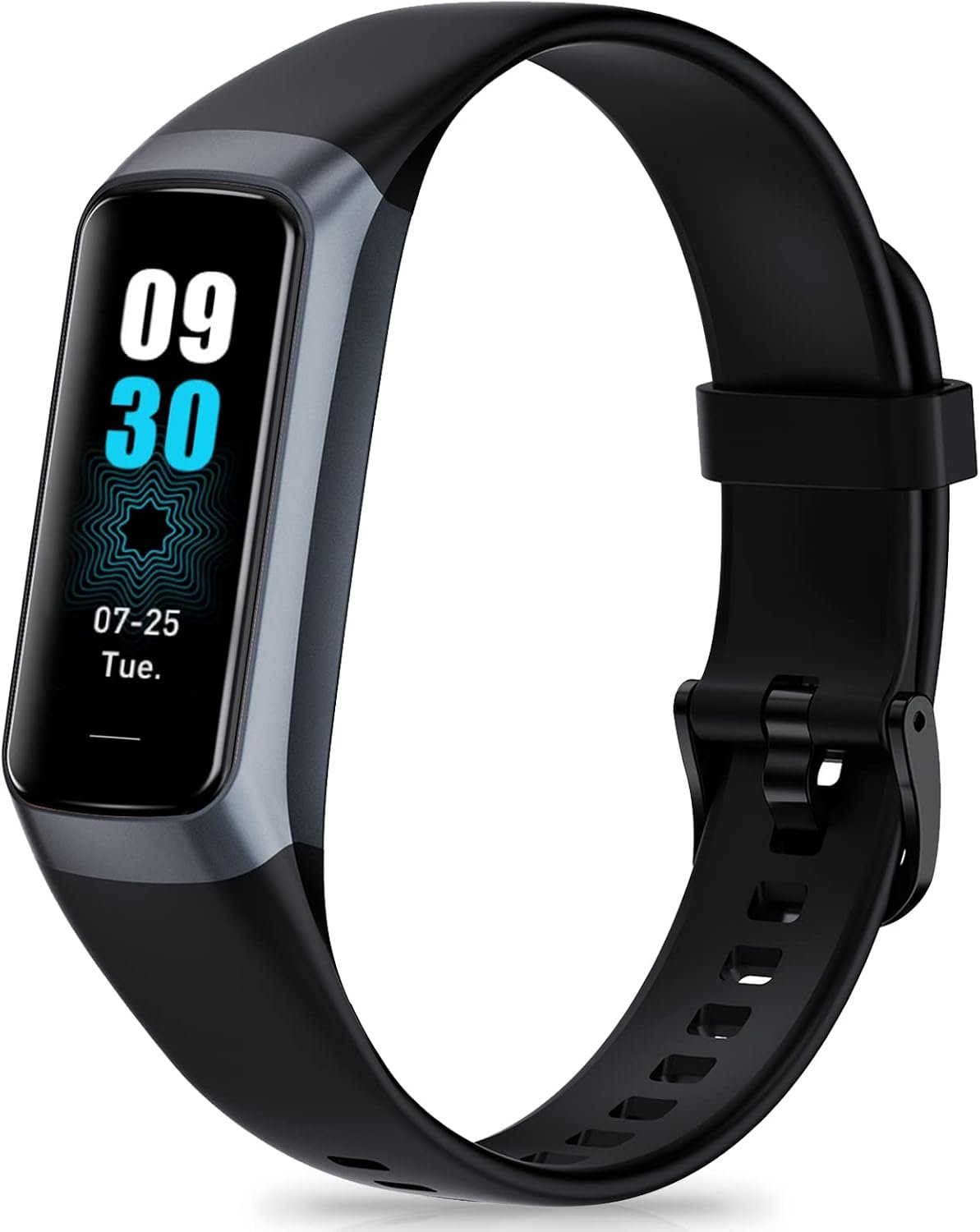 Fitness Tracker with Step Counter/Calories/Stopwatch, Activity Tracker, Health Tracker with Heart Rate Monitor, Sleep Tracker,1.10”AMOLED Touch Color Screen, Pedometer Watch for Women Men