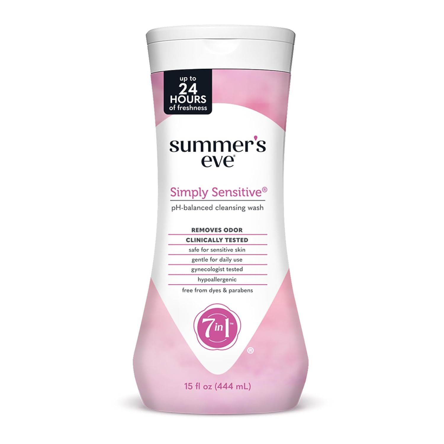Summer’s Eve All-Over Daily Feminine Wash, Simply Sensitive, 15 Fl Oz