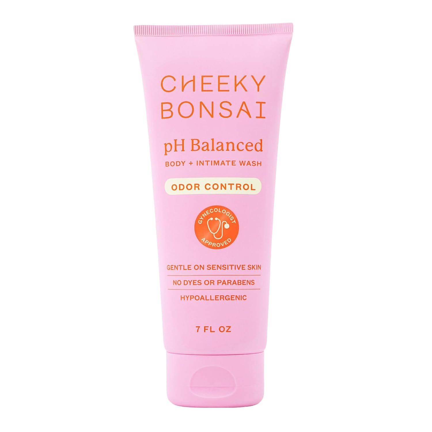 Cheeky Bonsai pH Balanced Feminine Wash for Women – Removes Odor – Gentle on Sensitive Skin – No Dyes or Parabens – Hypoallergenic – Gynecologist Approved (7 Ounces)