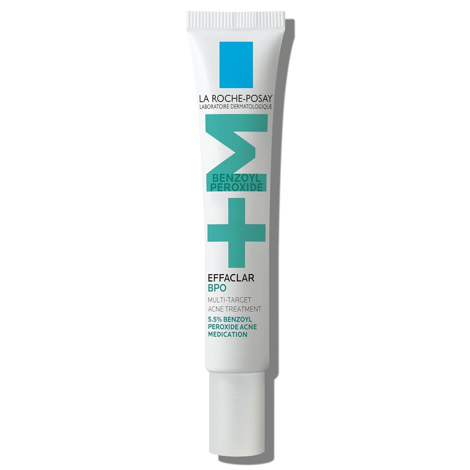 La Roche-Posay Effaclar BPO Multi-Target Acne Treatment with 5.5% Micronized Benzoyl Peroxide, Acne Cream for Face, Targets Oily Skin, Blackheads & Prevents Pimples