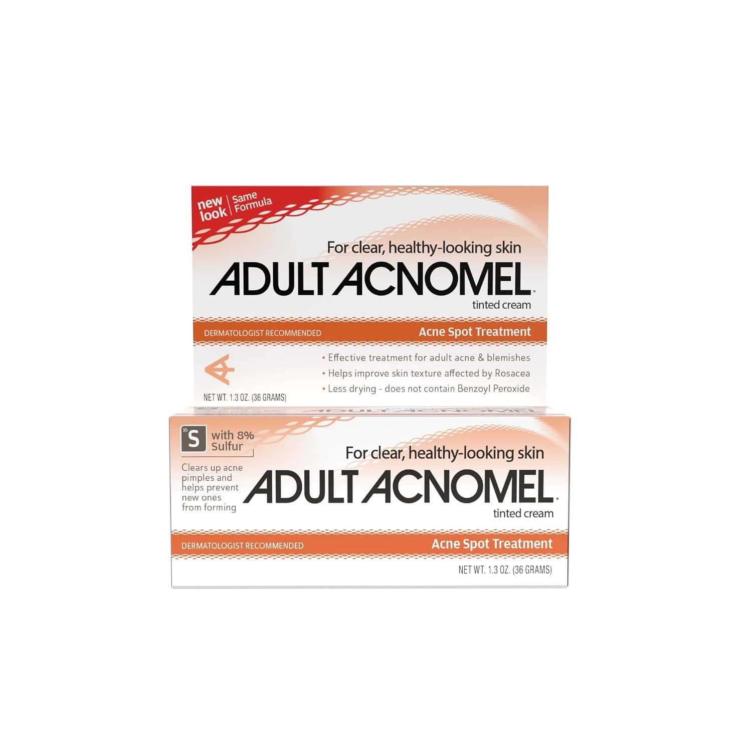 Adult Acnomel Acne Medication Cream, 1.3 Ounces | 1.3 Oz sulfur acne treatment for adult acne, helps clear breakouts and help prevent future blemishes without benzoyl peroxide