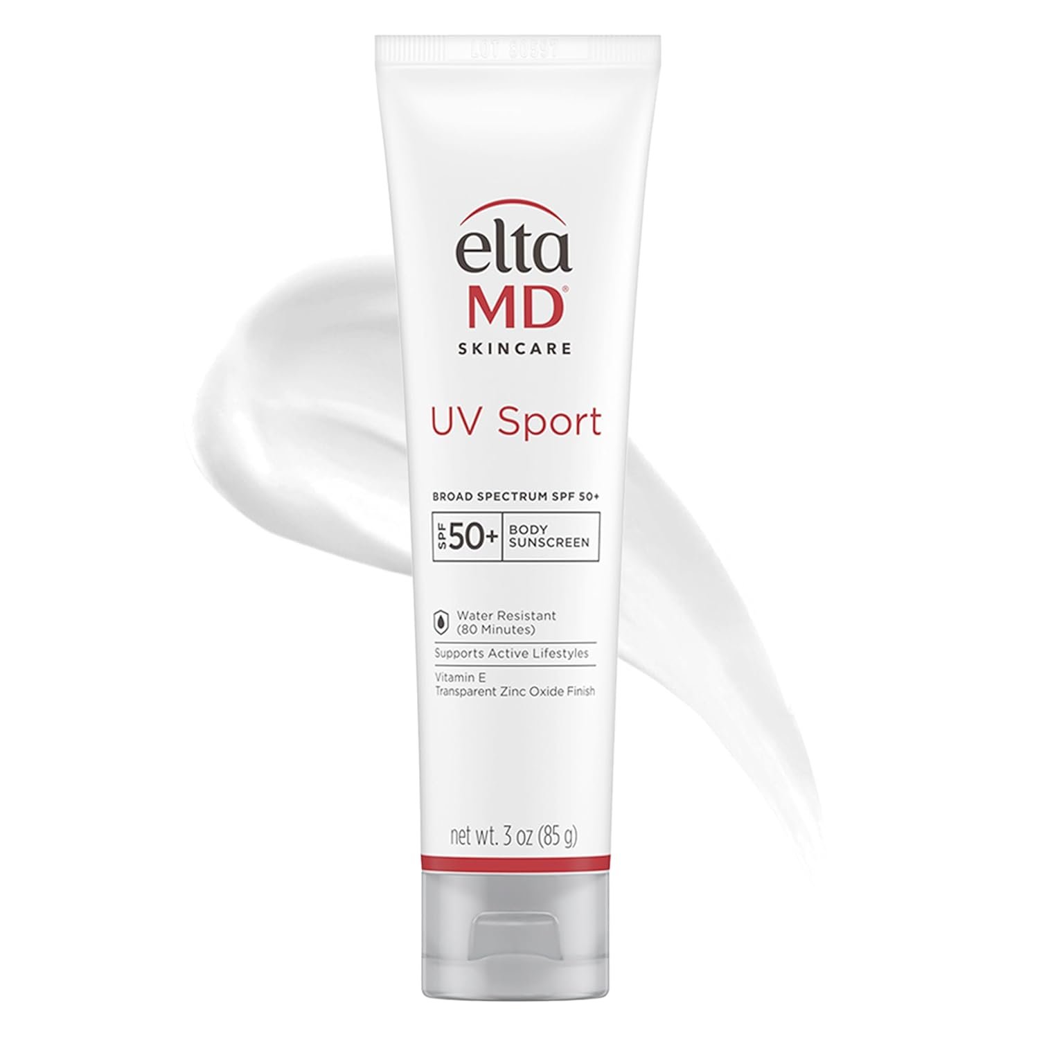 EltaMD UV Sport Sunscreen Lotion SPF 50 – Face and Body Sunscreen SPF 50, Water & Sweat Resistant, Zinc Oxide Formula for Active Lifestyles