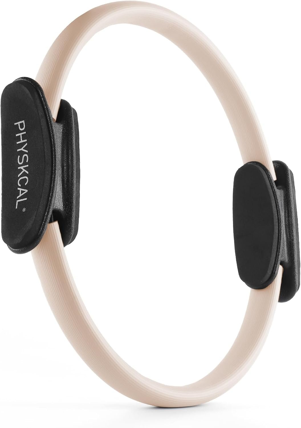 PhysKcal Pilates Ring, 15-Inch Magic Circle with Thick Padded Handle | Pilates Equipment for Toning Inner Thighs, Arms and Strengthening Cores with Workout Sheet Included