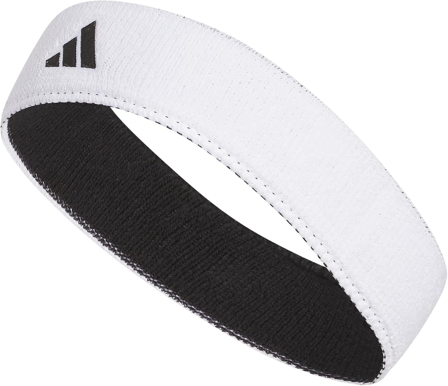 adidas Interval Reversible Headband | Unisex, Moisture-Wicking, Stretch Fit, Non-Slip Grip, Secure Comfort, Game & Training Ready