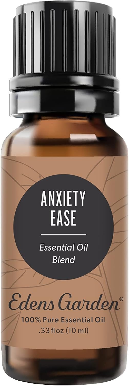 Edens Garden Anxiety Ease Essential Oil Blend- 100% Pure Premium Grade, Undiluted, Natural, Therapeutic, Aromatherapy, The Best for Diffusing, Skin, Candle, Humidifiers 10 ml (.33 fl oz)