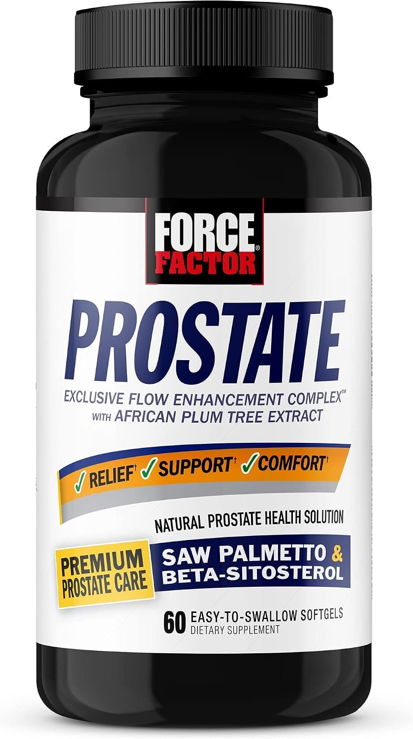 Force Factor Prostate, Prostate Health Supplement for Men