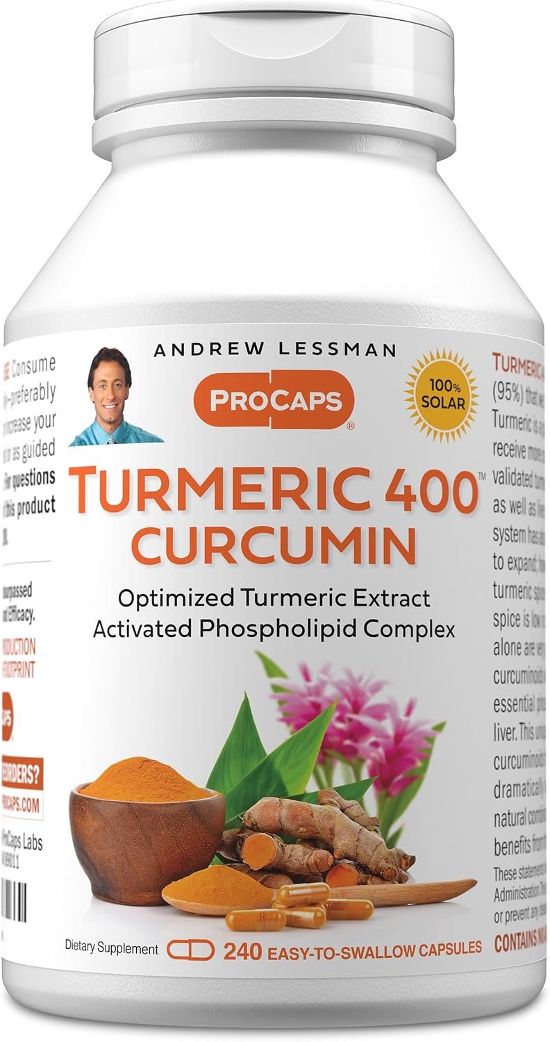 ANDREW LESSMAN Turmeric 400 mg 240 Capsules