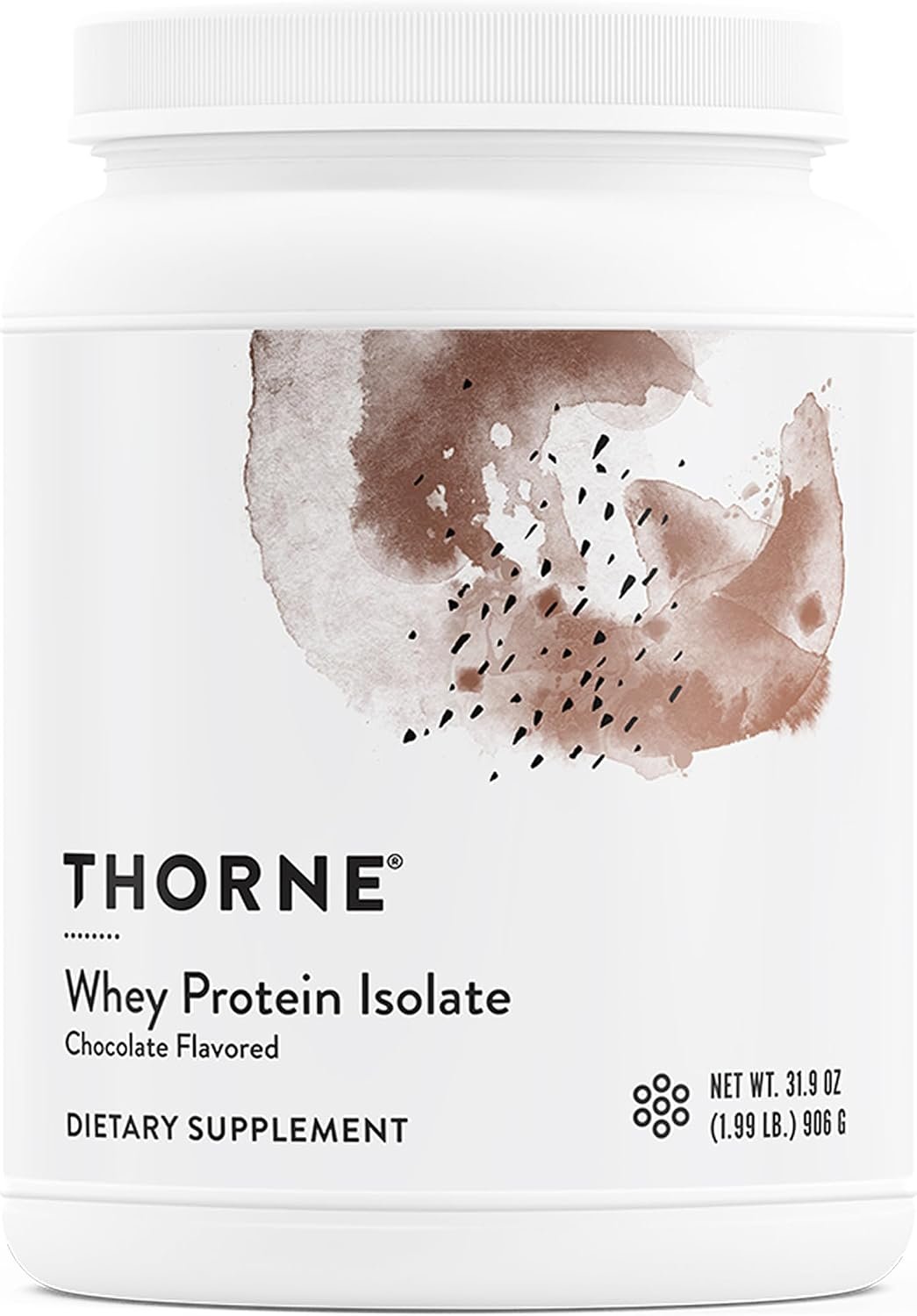 THORNE – Whey Protein Isolate – Balanced Amino Acids Profile with BCAAs – 21 Grams of Easy to Digest Whey Protein Powder – NSF Certified for Sport – Chocolate – Gluten & Soy-Free – 30 Servings