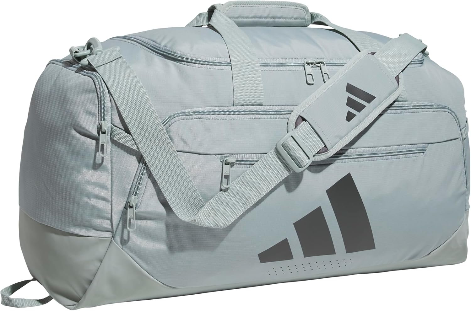 adidas Defender 5 Duffel Bag for Sports, Gym and Travel, Wonder Sage Green/Grey Six, OSFA