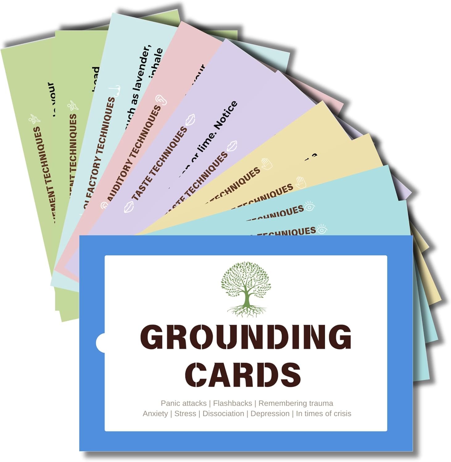 Coping Skills Cards – Mindfulness & Self-Care Deck for Adults & Teens – Emotional Wellness Activities for Focus, Calm & Resilience – Great for Educators, Counselors & Personal Use