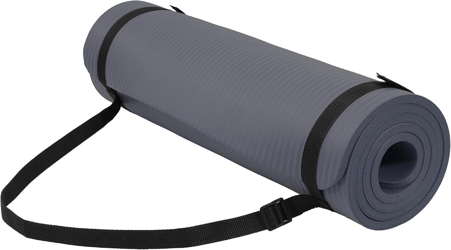 Peekabu Yoga Mat Thick Exercise Workout Mat with Extra Carry Strap Non-slip Fitness Mat Gym Pilates Mat for Stretching & Floor Home Workout Outdoor Training