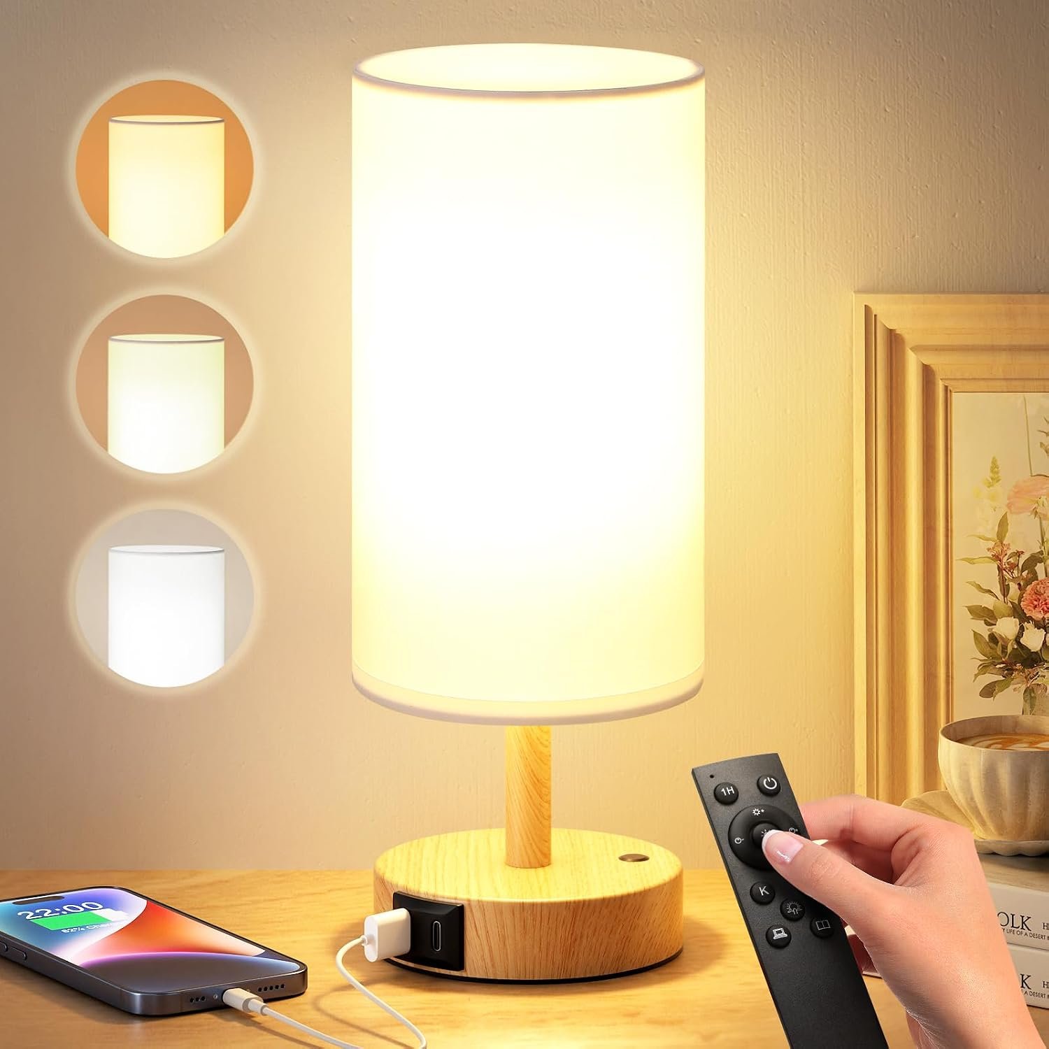 Dicoool Light Therapy Lamp 10000 Lux – Full Spectrum Sunlight Lamp, Happy Light for Seasonal Mood Boost – CRI 96+ Sun Lamp for Windowless Office, Reading, Shift Workers – Remote & Timer