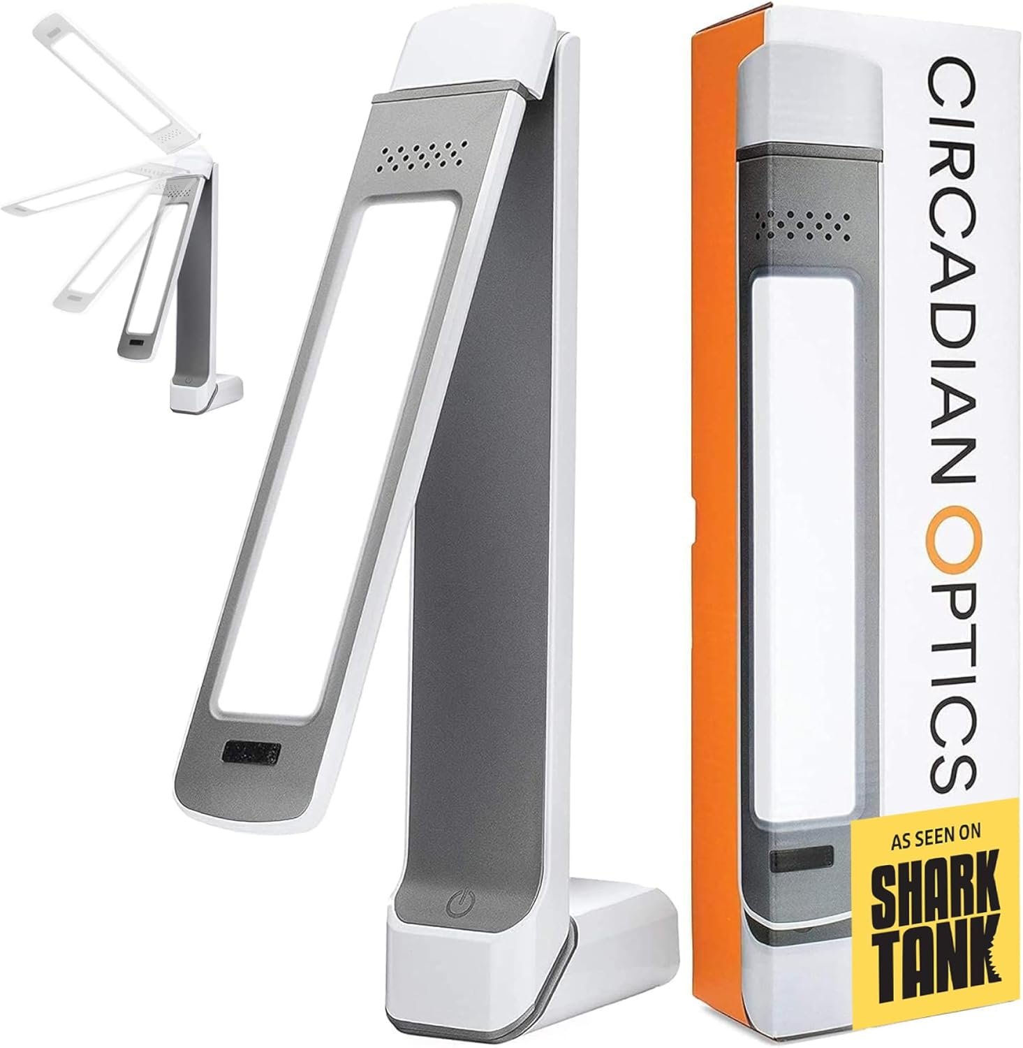 Circadian Optics Lumos 10,000 Lux Light Therapy Lamp | Seen On Shark Tank | Sun Lamp For Seasonal Blues | Ultra Bright White Light Therapy | 10,000 LUX | UV-Free | Full-Spectrum | Adjustable Panel
