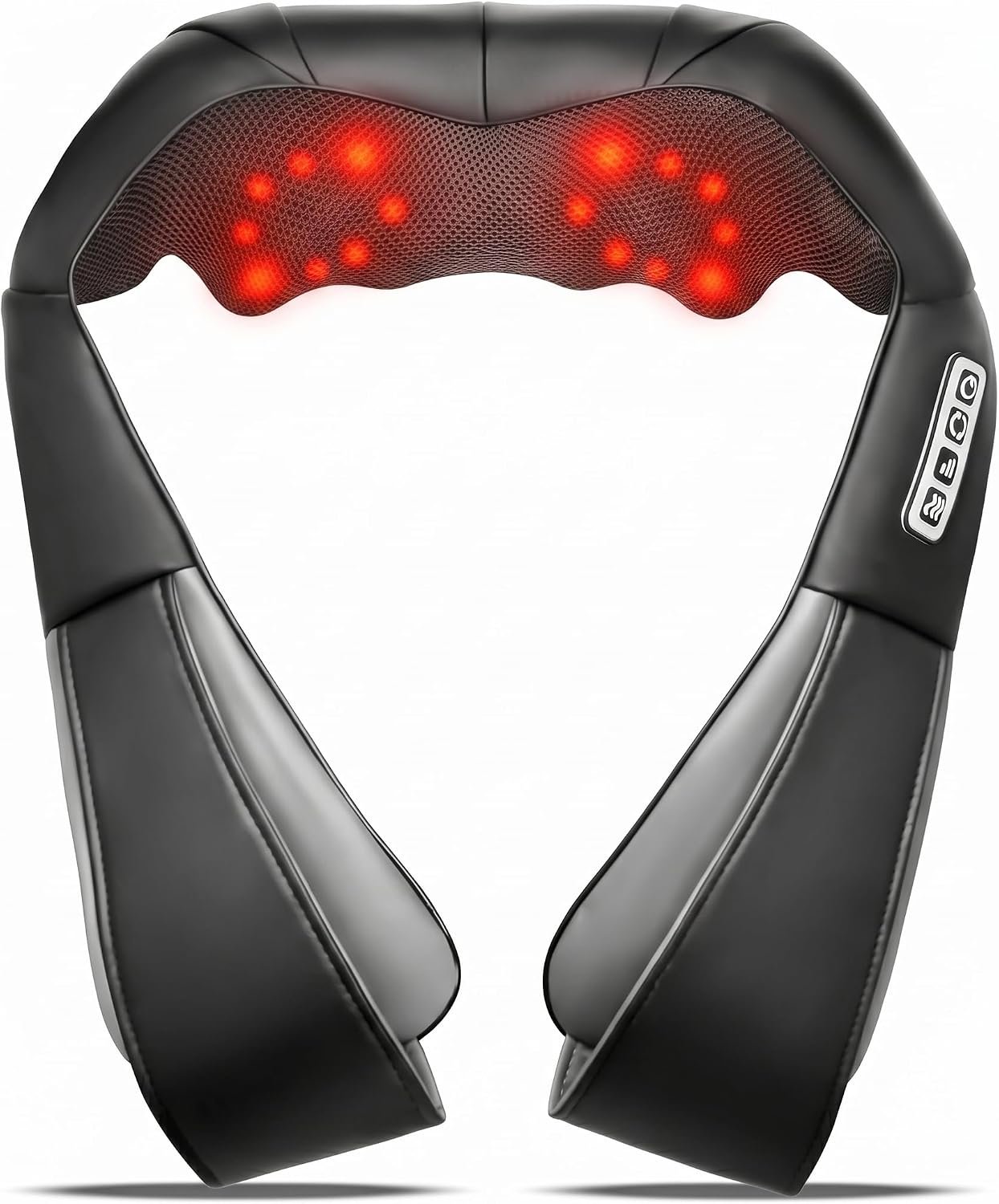 UFFAE Shiatsu Neck and Back Massager with Heat, Electric Deep Tissue Kneading Neck and Shoulder Massage (NOT Cordless)