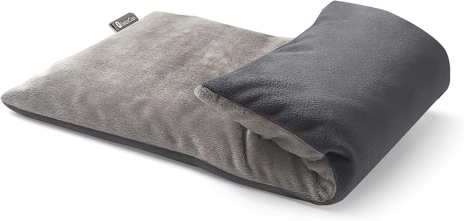 RelaxCoo Heating pad Microwavable with Washable Cover 6 * 12″ Microwave Moist Heat Pad for Neck Shoulder, Cramps, Back Pain Relief, Warm Compress Rice Bean Bag Hot Pack for Muscles, Joints, Lavender