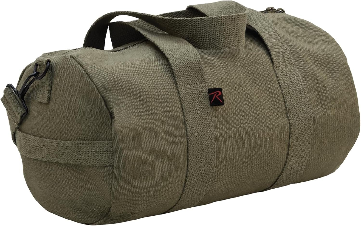 Rothco Heavy-Duty Canvas Shoulder Duffle Bag – Rugged Travel Gym Gear Equipment Bag