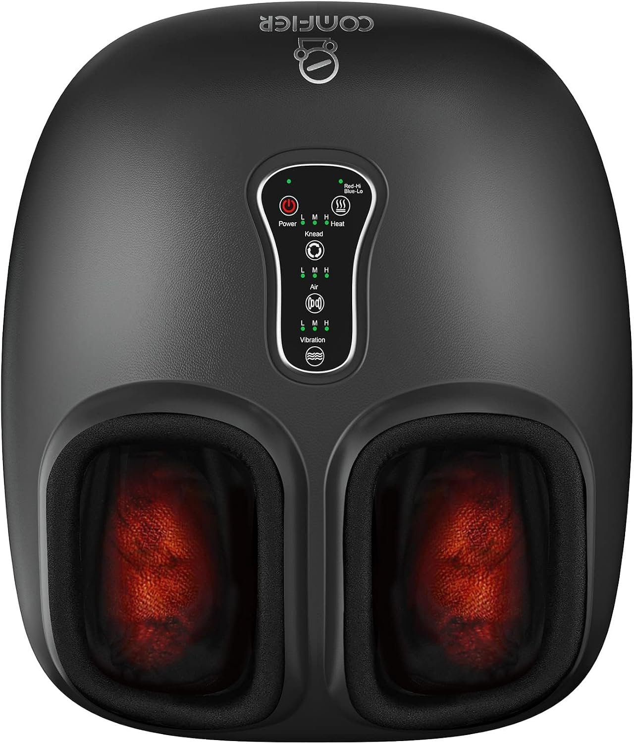 COMFIER 2026 Shiatsu Foot Massager with Fast Heat, Kneading Rolling Compression, Extra Vibration, FSA Eligible HSA Store, Plantar Fasciitis,Neuropathy Pain, Bigger Size 13IN, Gift for Men,Women