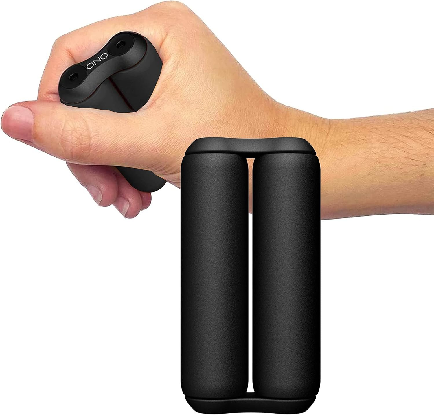 ONO Roller – Handheld Fidget Toy for Adults | Help Relieve Stress, Anxiety, Tension | Promotes Focus, Clarity | Compact, Portable Design (Black, Junior Size – ABS Plastic)