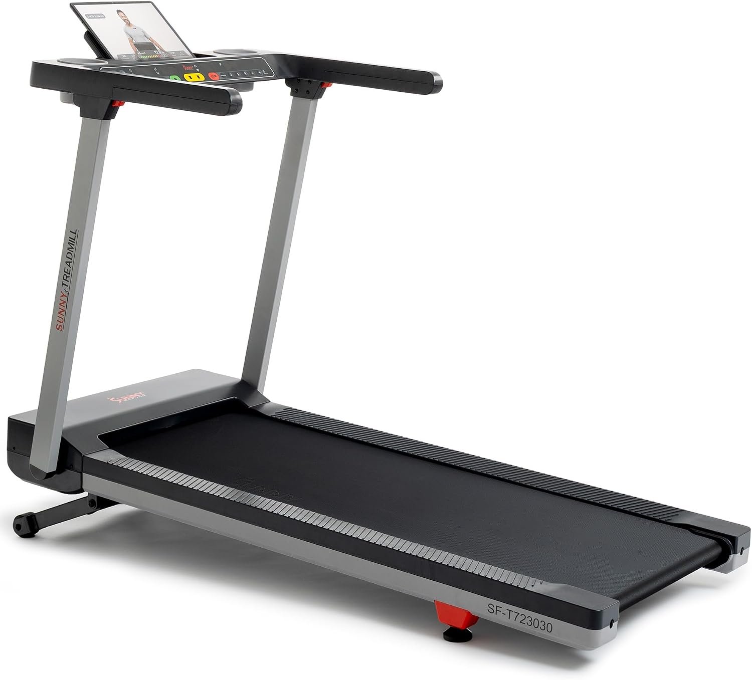 Sunny Health & Fitness Fully Assembled Auto Incline Treadmill for Home Gym