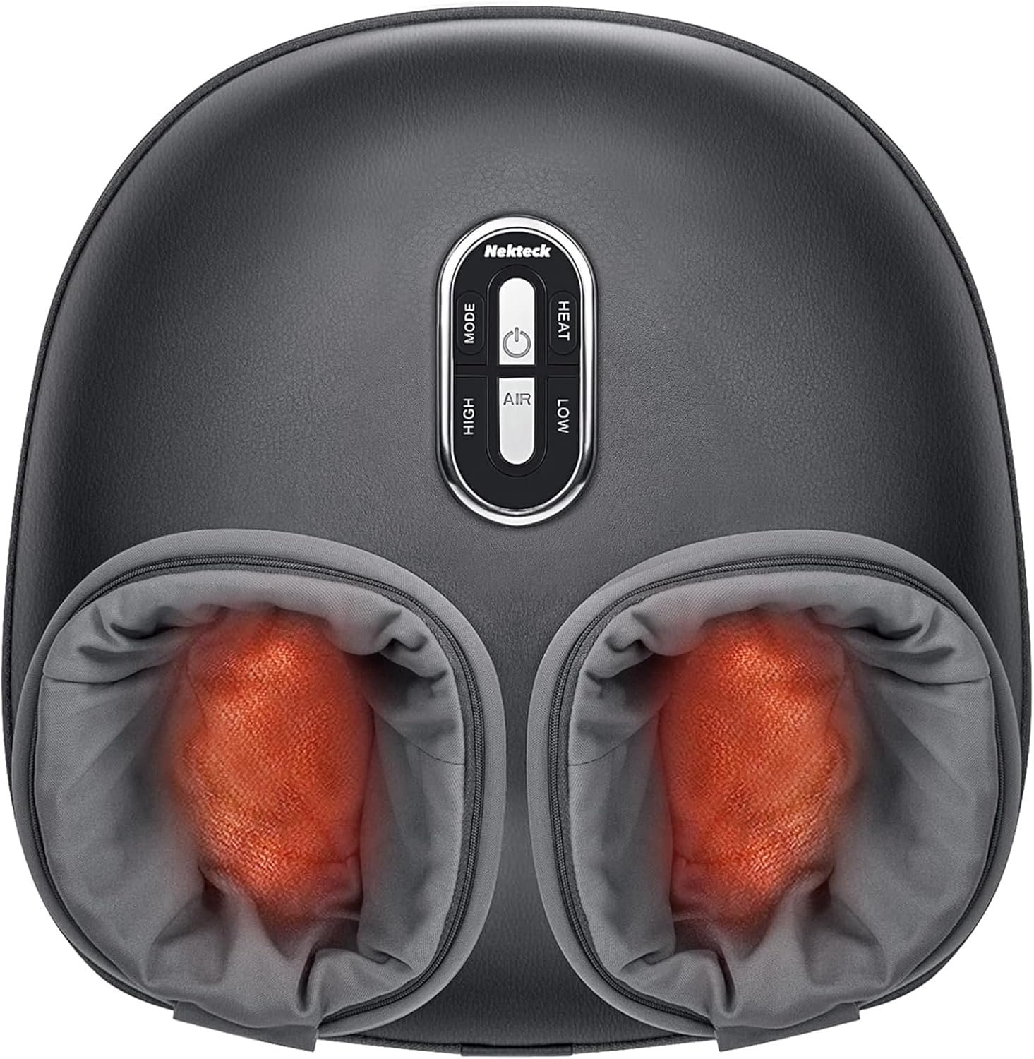 Nekteck Shiatsu Foot Massager with Heat & Air Compression Deep Kneading