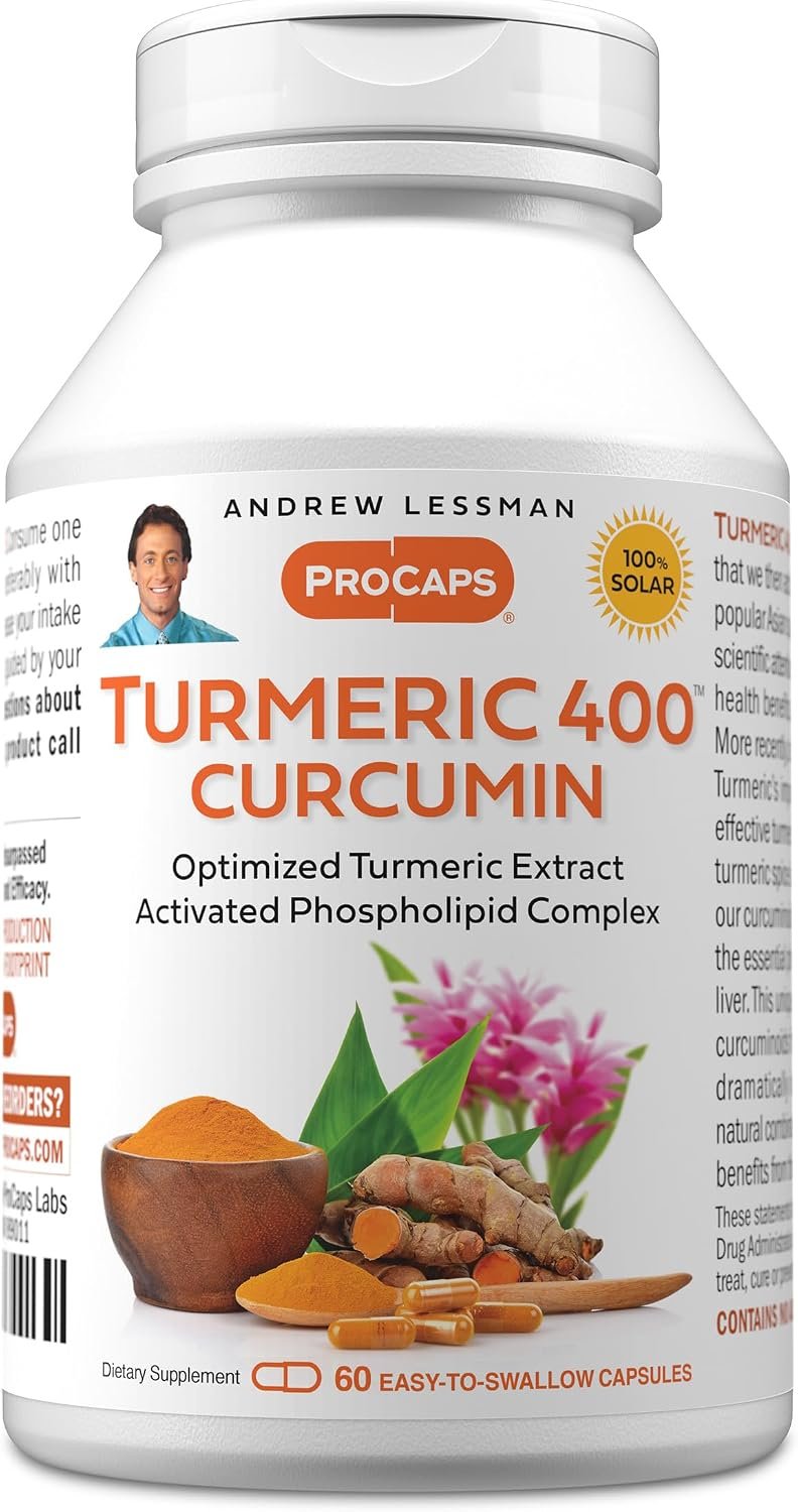 ANDREW LESSMAN Turmeric 400 mg 60 Capsules