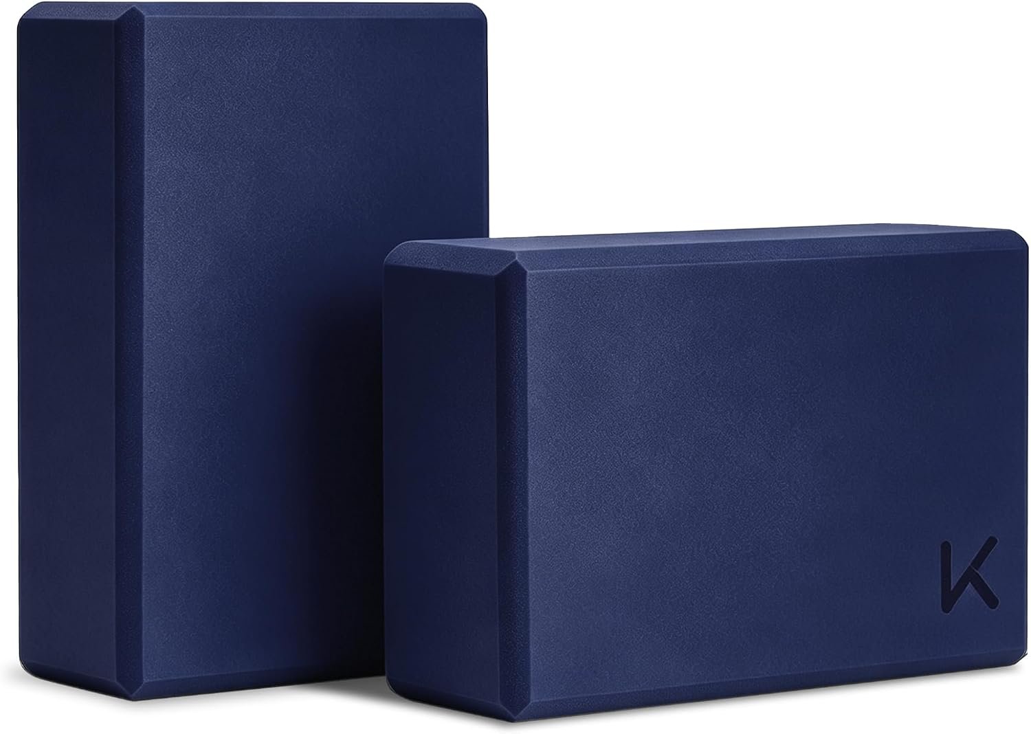 KEEP Yoga Block, High-Density EVA Foam 2 Pack Yoga Block with Non-Slip Textured Surface, Supportive, Lightweight – Ideal for Yoga