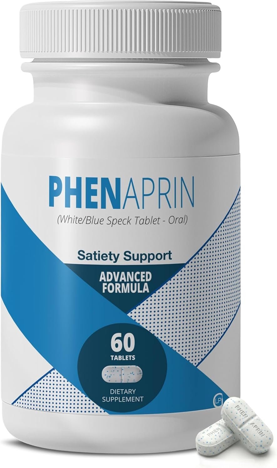 PhenAprin Advanced Diet Pills for Weight Loss & Energy – Powerful Appetite Suppressant & Thermogenic Fat Burner for Men & Women – Metabolism Booster, Food Noise & Cravings Support – 60 Tablets