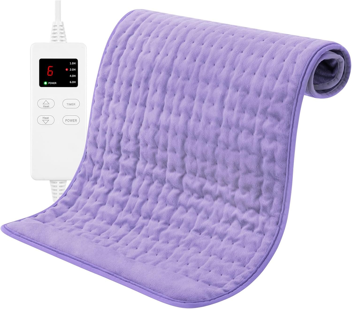 NBKLS Heating Pad for Back, Large Heating Pads for Body Muscle Pain Cramps Relief, 6 Heat Settings Machine Washable Electric Heating Pad, Birthday Christmas Gift for Women Mom