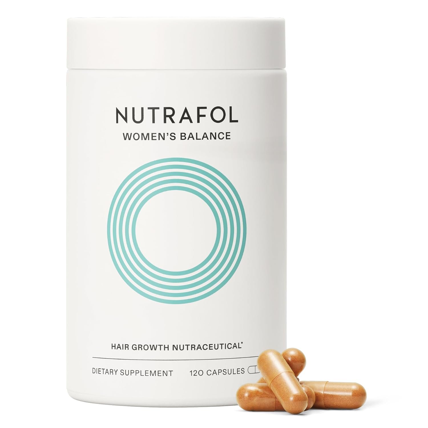 Nutrafol Women’s Balance Hair Growth Supplements, Age 45+, 1-Month Bottle