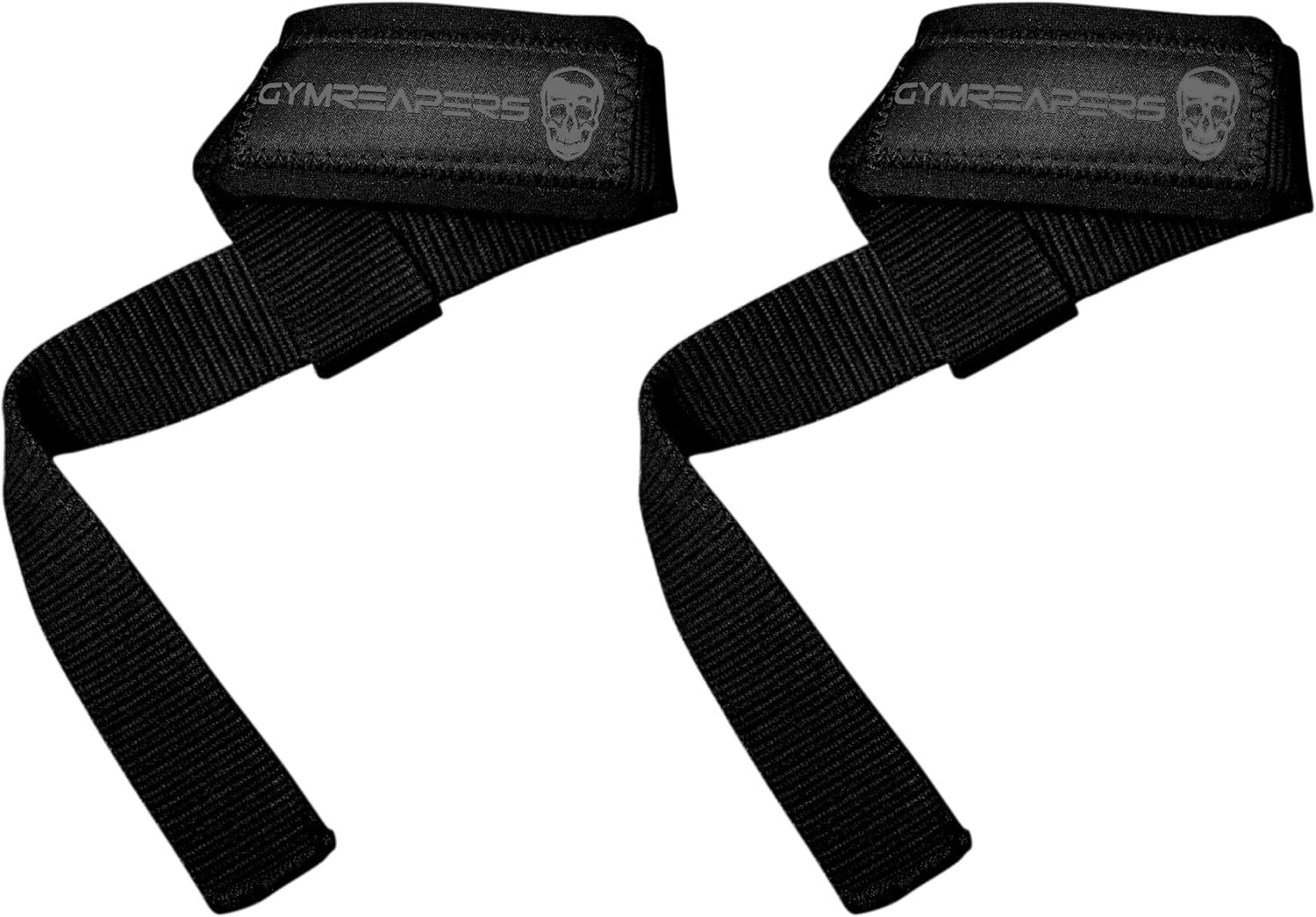 Gymreapers Lifting Wrist Straps for Weightlifting, Bodybuilding, Powerlifting, Strength Training, & Deadlifts – Padded Neoprene with 18 inch Cotton