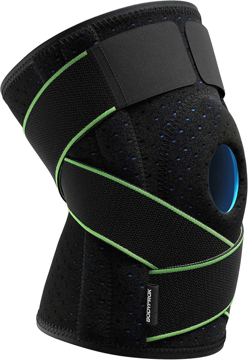 Bodyprox Knee Brace with Side Stabilizers & Patella Gel Pad Support | Knee brace for women, knee brace for men; helps support knee pain and steady daily movement.