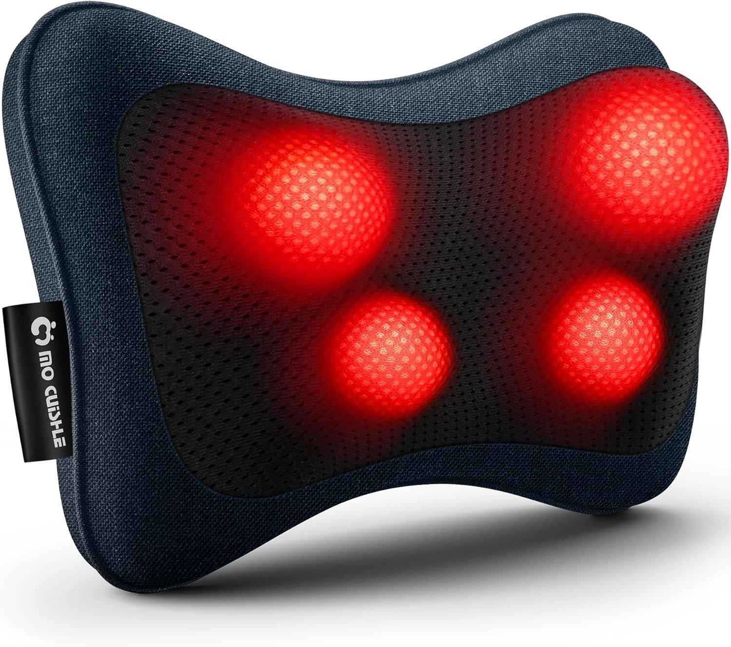 Mo Cuishle Electric Shiatsu Back Massager with Heat – Powerful 3D Kneading for Neck, Shoulder, Lower Back Pain Relief – Ergonomic Design for Home, Office, & Car – Gifts for Women, Men, Mom & Dad