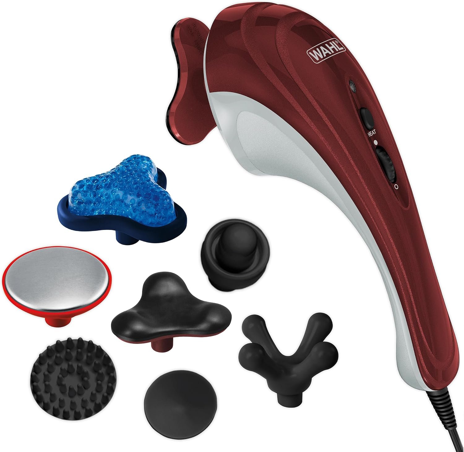 Wahl Hot Cold Therapeutic Light Vibratory Corded Massager for Pain Relief | Soothing Vibratory Massage, Relieves Muscle Pain and Reduce Swelling from Chronic Pain, FSA Eligible – Model 4295-400
