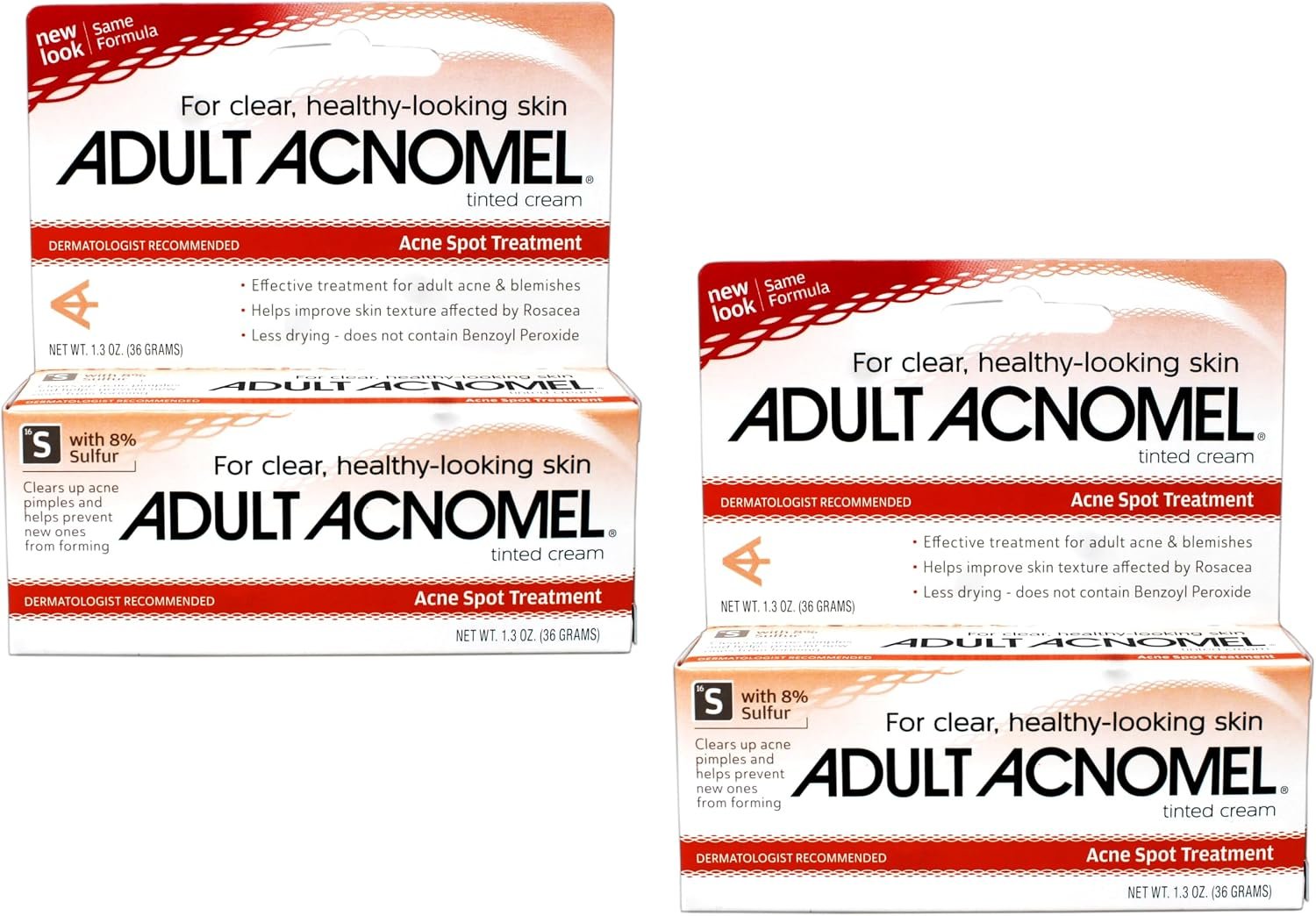 Adult Acnomel Acne Medication 1.3 Oz (Pack of 2)