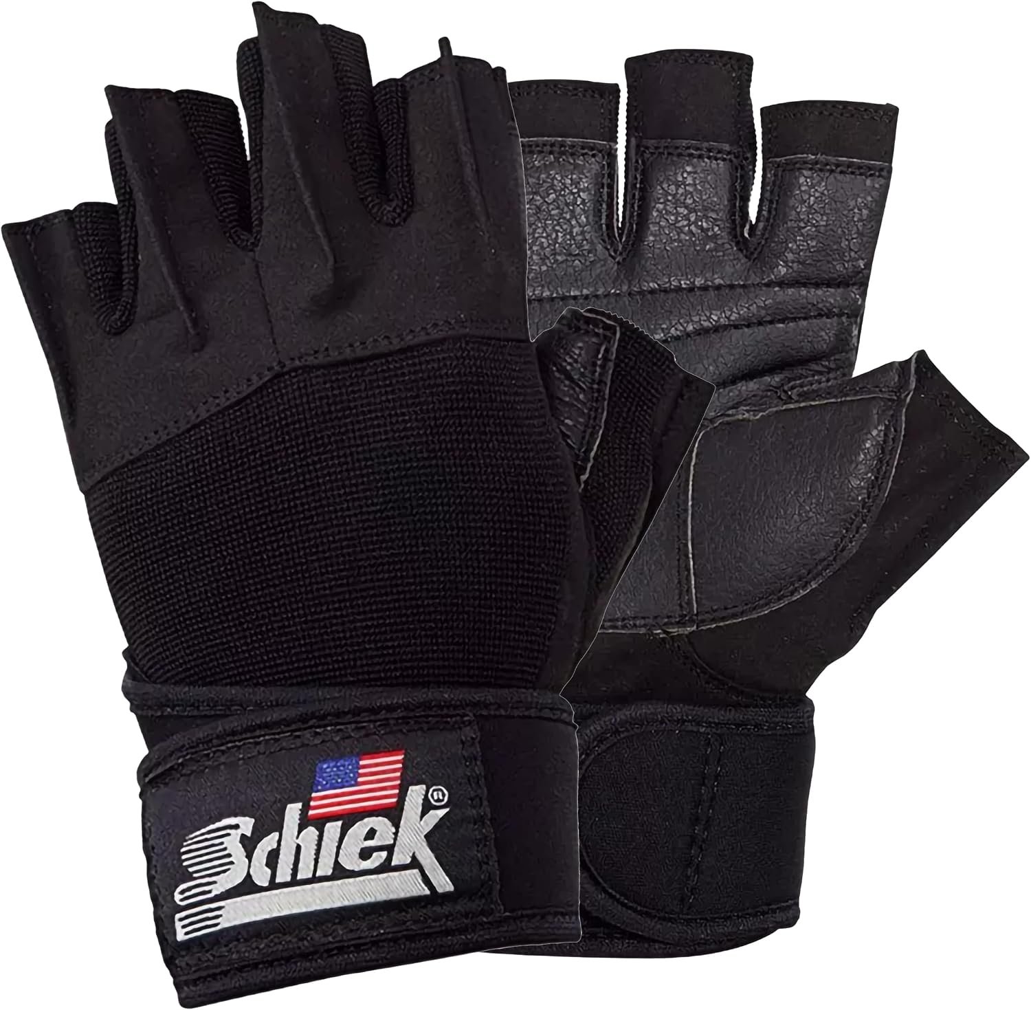 Schiek Sports 540 Platinum Lifting Gloves – Weightlifting Gloves with Wrist Wrap Support for Gym Workouts