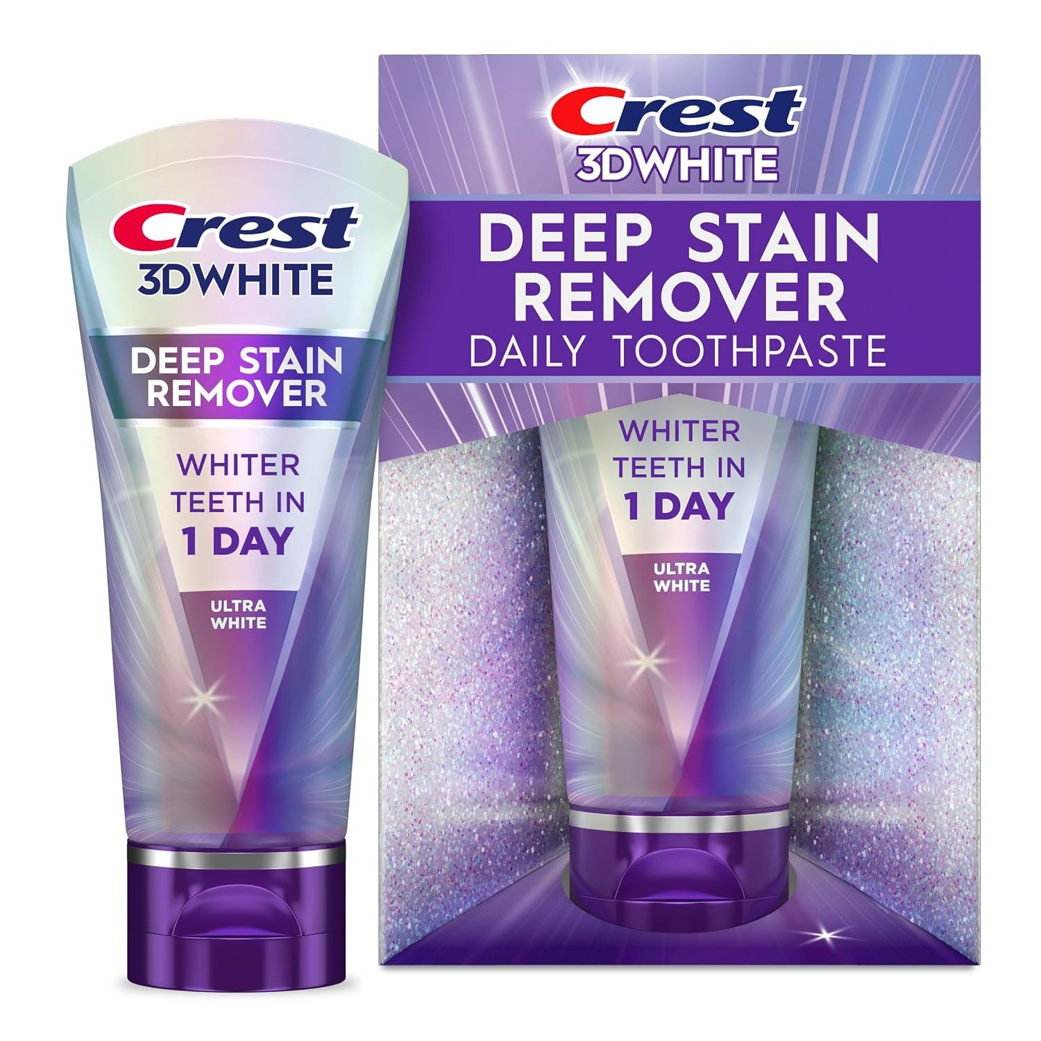 Crest 3DWhite Brilliance Deep Stain Remover Ultra White Toothpaste – 2.1oz
