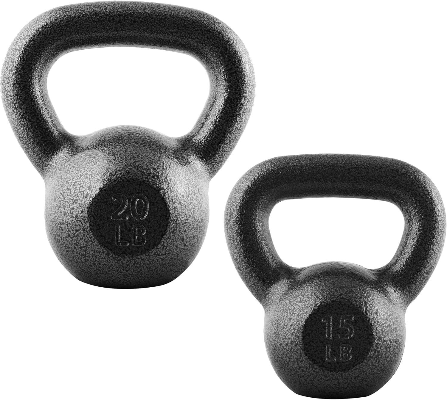 CAP Barbell Cast Iron Kettlebell – Singles and Sets, Multiple Weight Choices