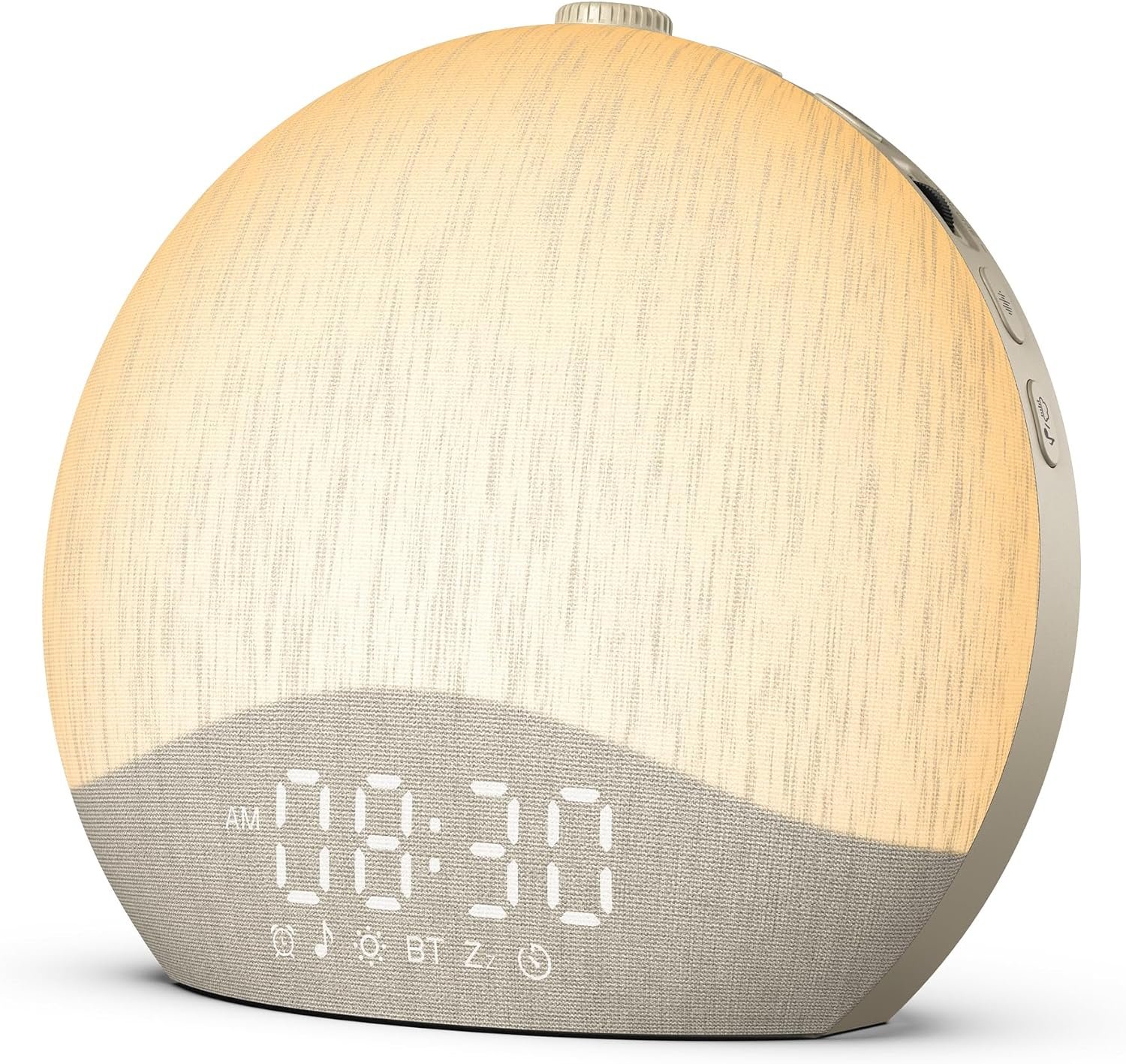 ecozy Sunrise Alarm Clock, White Noise Machine, Sound Machine for Bedroom | Wake Up Light with BT Speaker, 26 Sleep Sounds, 17 Night Lights, Dimmable Digital Clock for Adults, Kids