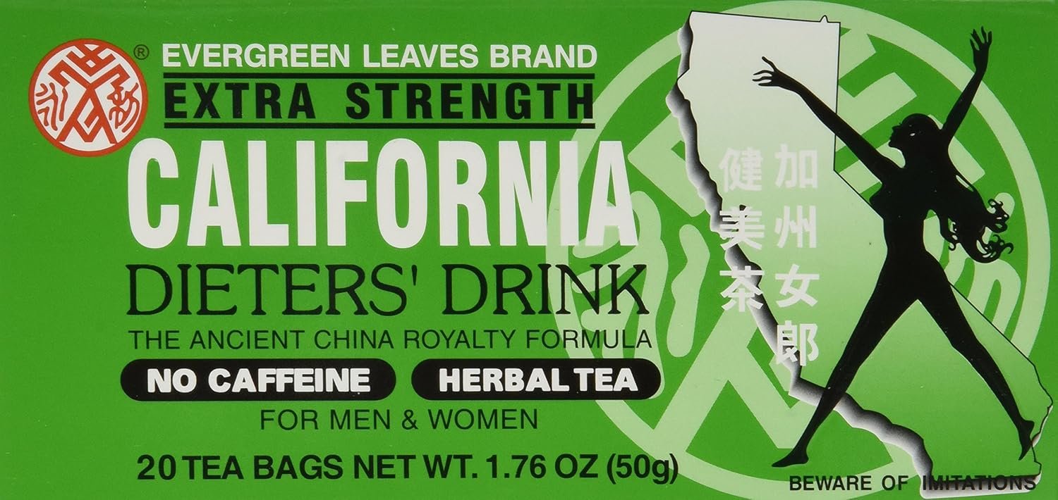 Evergreen Leaves Brand California Dieters’ Tea 20 TB